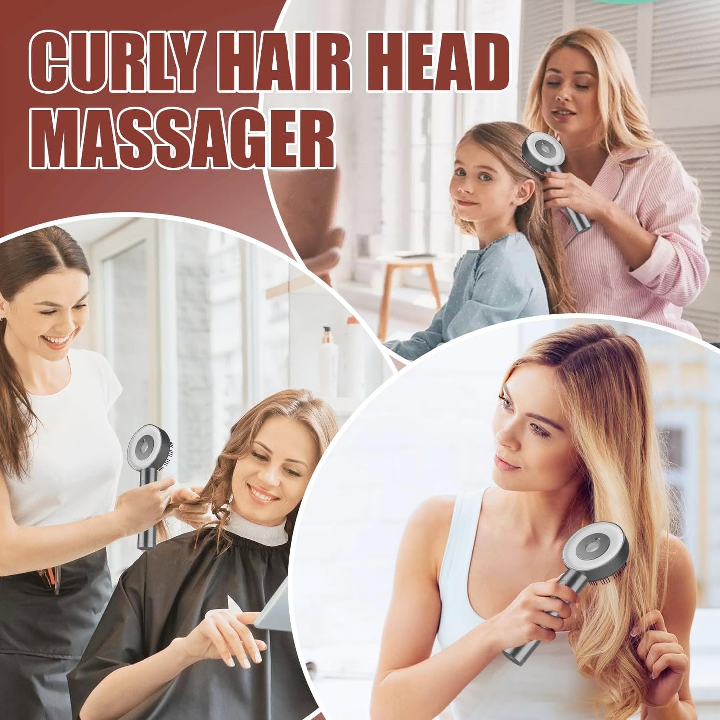 Electric Scalp Massager Comb