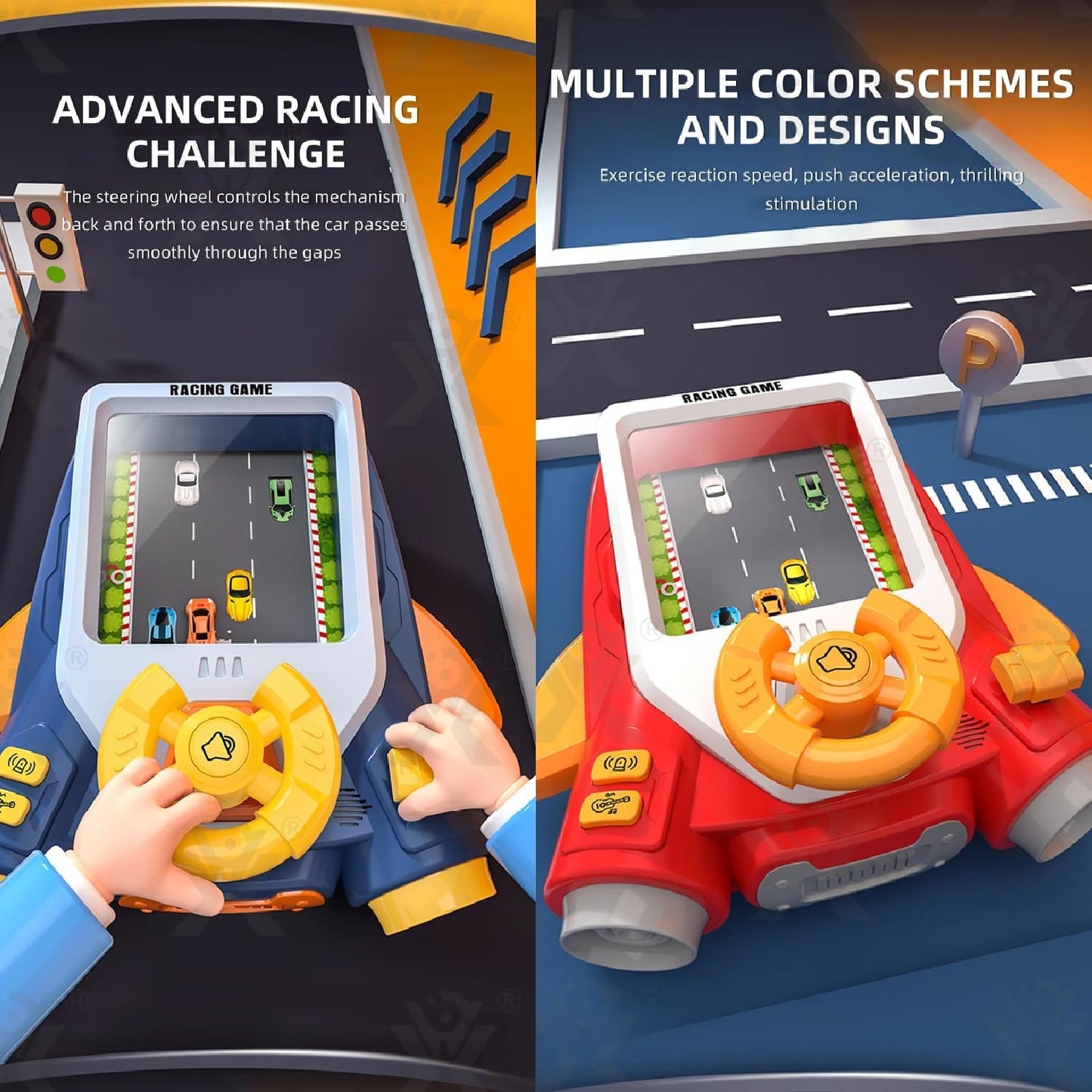 Steering Wheel Racing Game