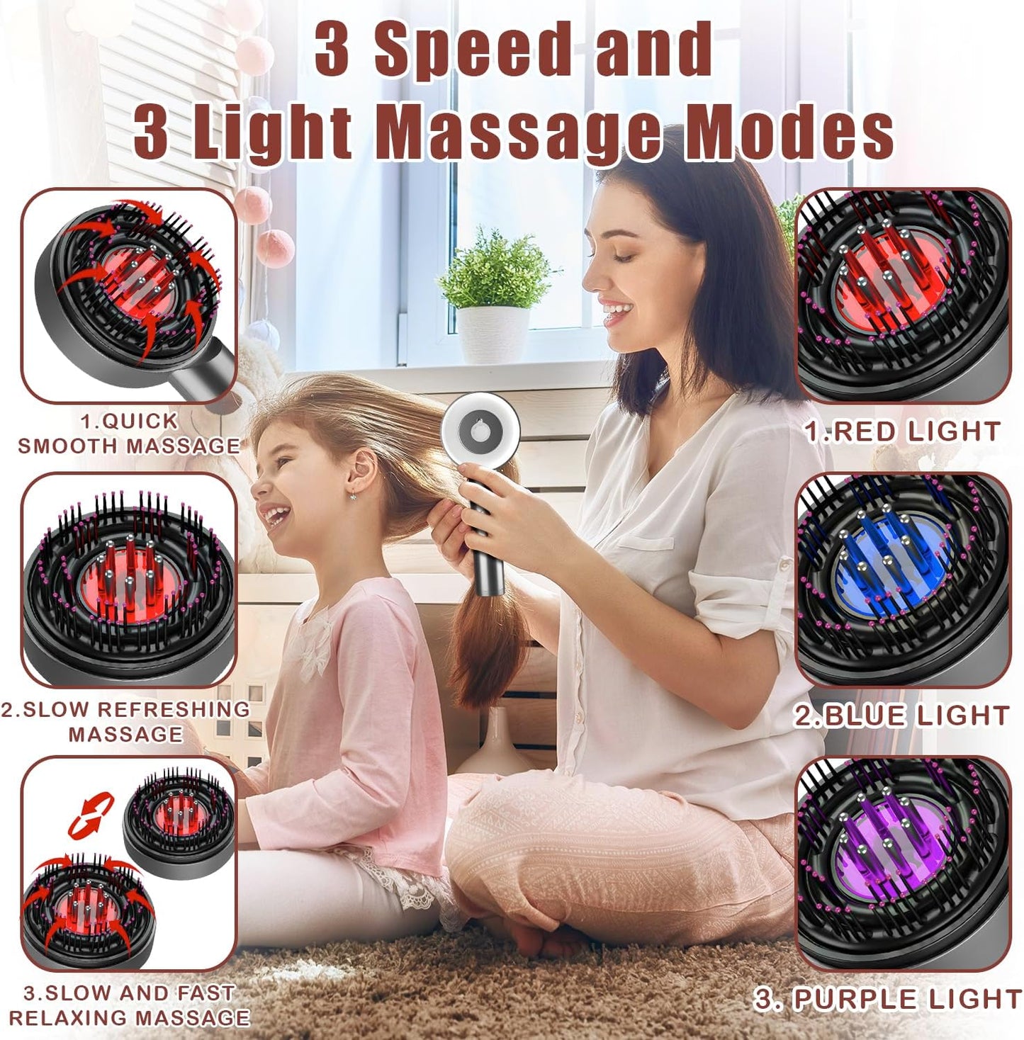 Electric Scalp Massager Comb