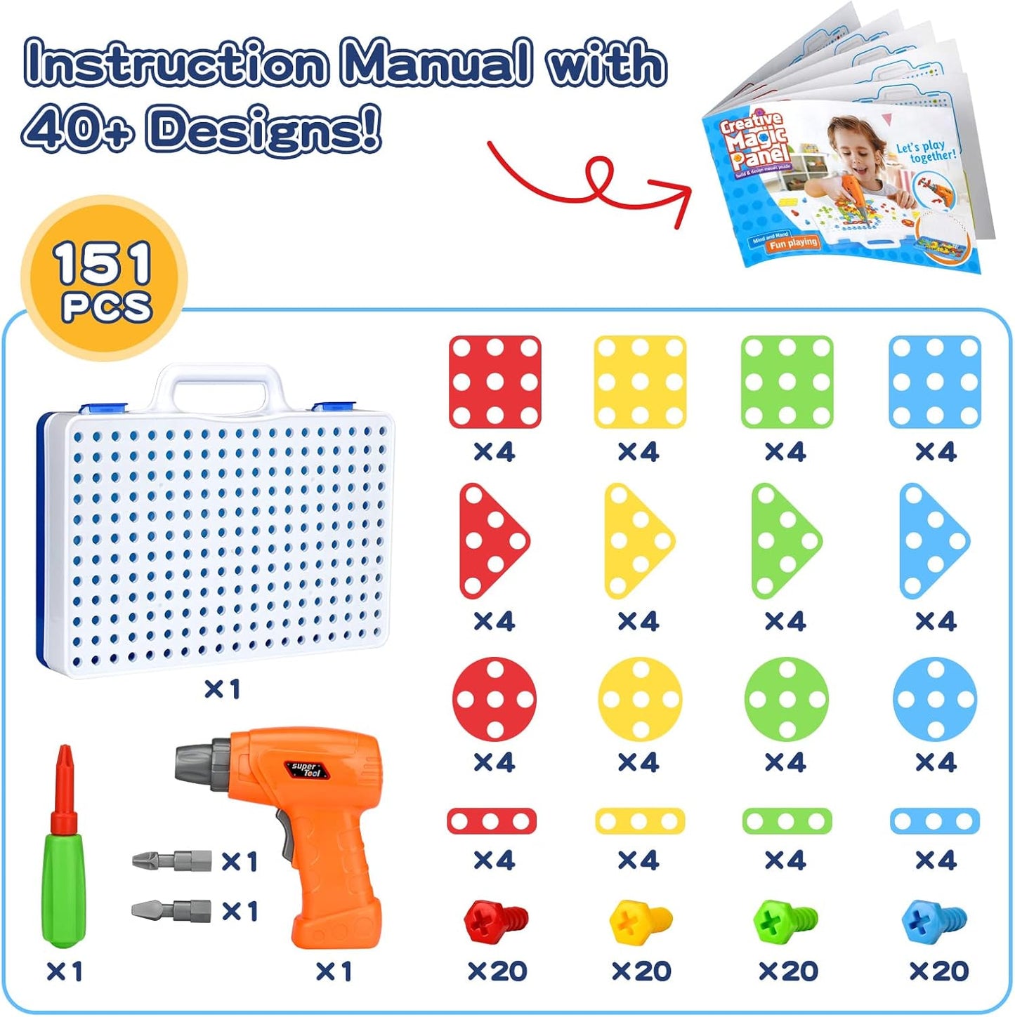 Building Drill Toy Set