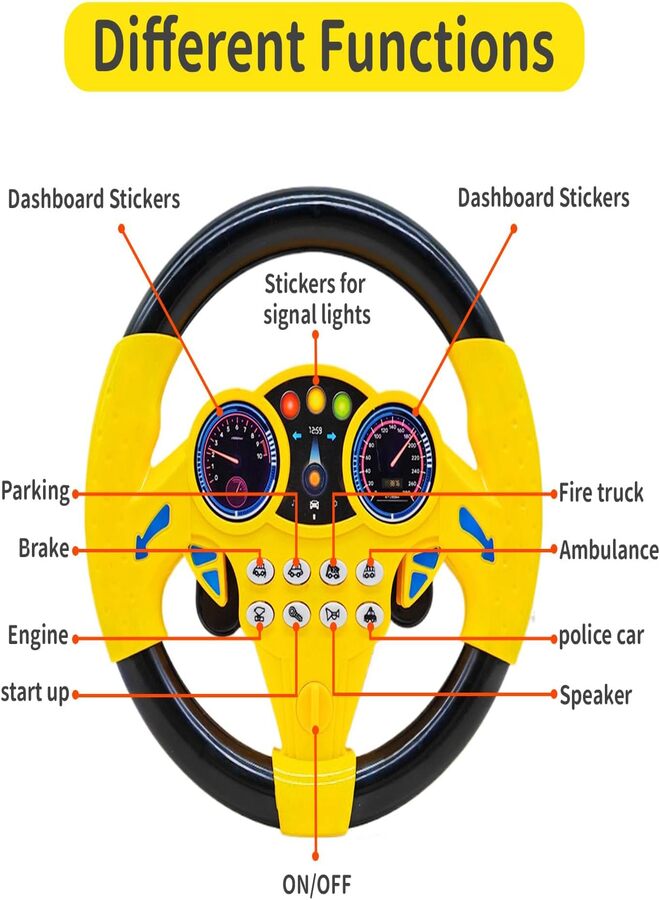 Kids Driving Simulation Toy
