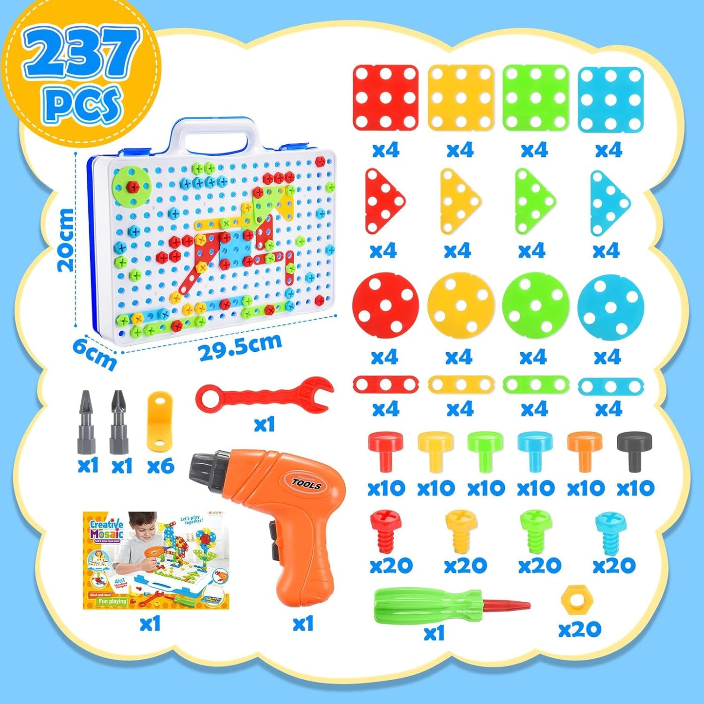 Building Drill Toy Set