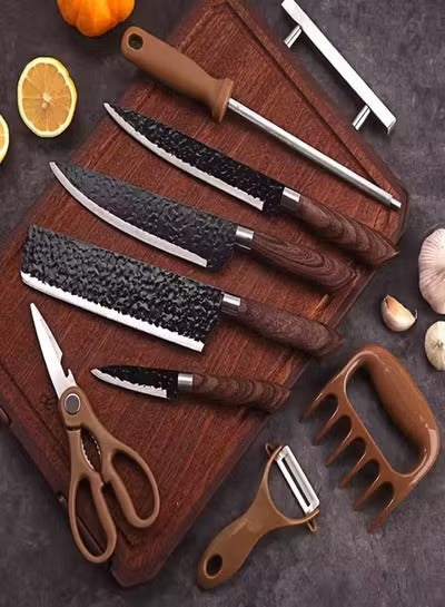 Knife Set With Scissor 8 Pcs